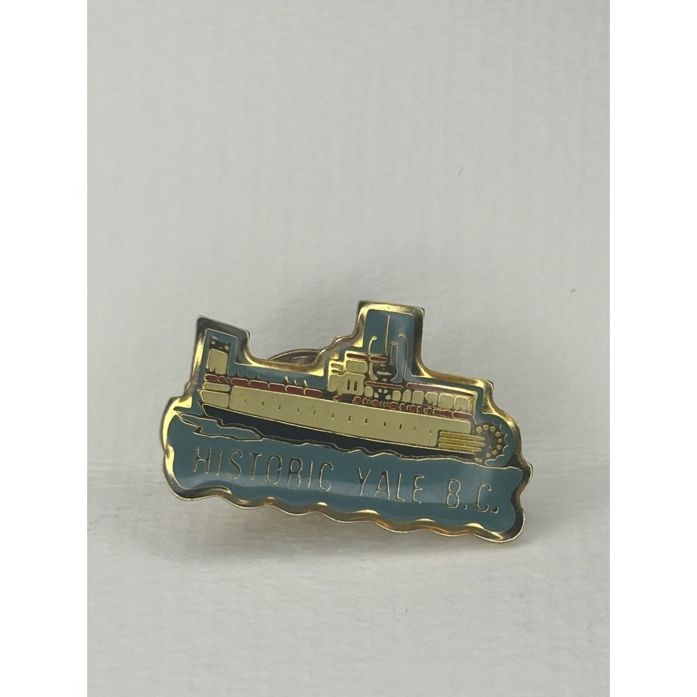 Vintage HISTORIC YALE Lapel Pin (British Columbia, BC, Canada) - Picture 1 of 3